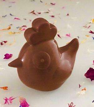 Sujet de Pâques chocolat au lait Bio 40%